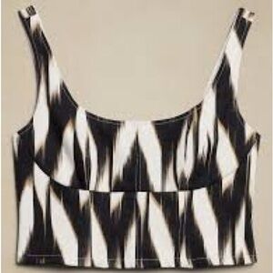 BANANA REPUBLIC Linen-Blended Cropped Bustier